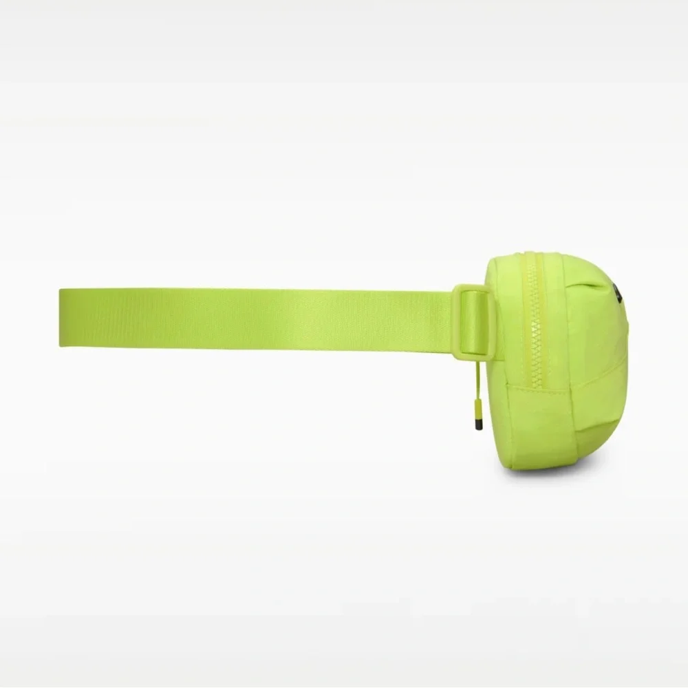 Nike Aura Crossbody Bag Bright Neon Green Waist Bag - Picture 7 of 11